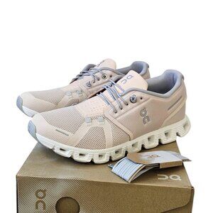 ON Womens ON Cloud 5 Sneakers, Lifestyle, Trainer, Athletic, Shell/White, Sz 9.5